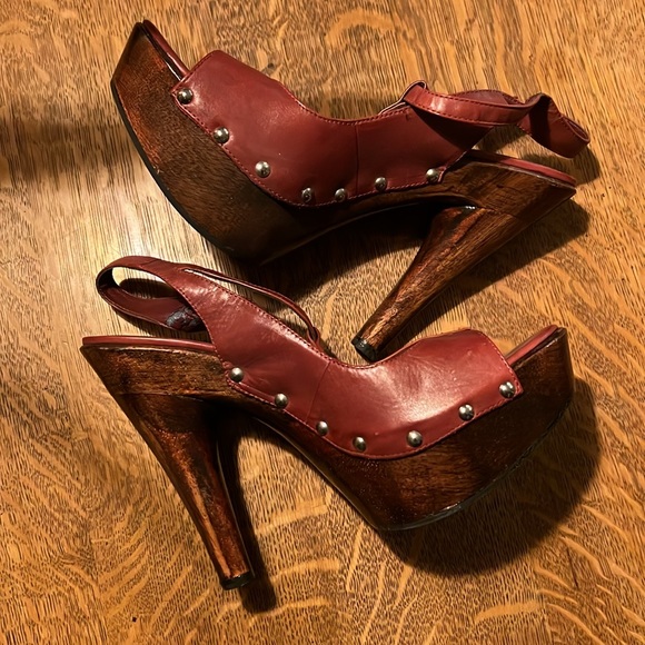 Aldo stacked heel size 38 Higuey - Picture 2 of 11